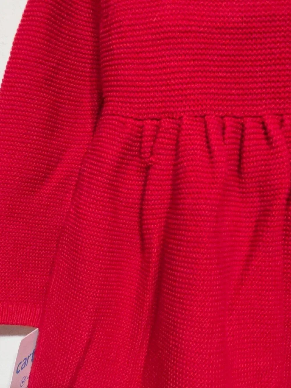 Carter's Red Ruffle Knit Dress for Girls